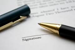 Sign Agreement